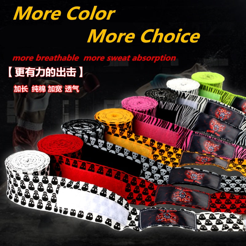 3M 5M High quality elastic cotton MMA / kickboxing hand wraps Muay thai boxing glove hand protectors punch boxing bandage