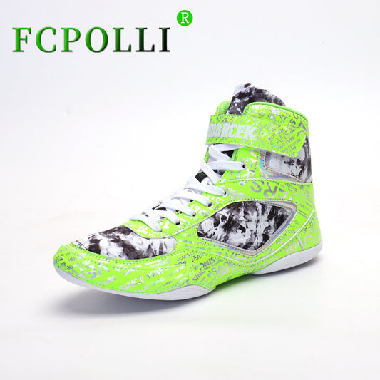 Boxing Boots Black Green